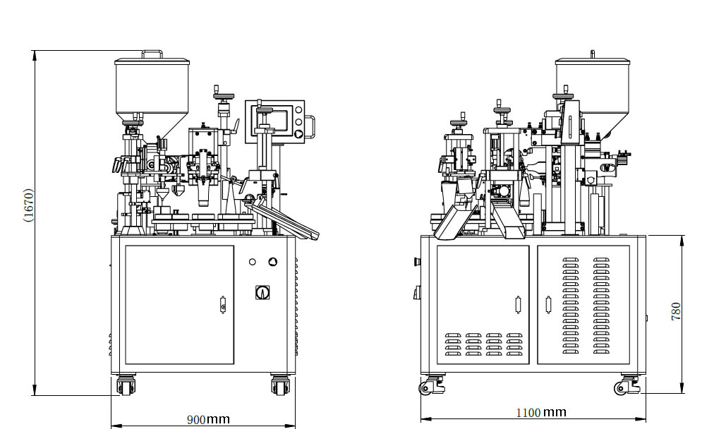 HX-006 Semi-Automatic Ultrasonic Tube Filling and Sealing Machine