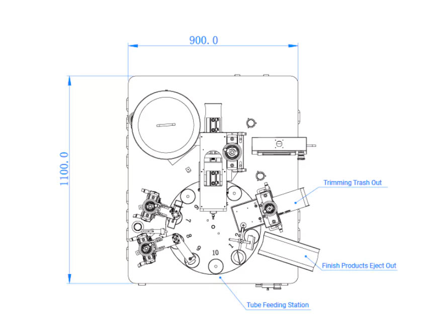 HX-006 Semi-Automatic Ultrasonic Tube Filling and Sealing Machine