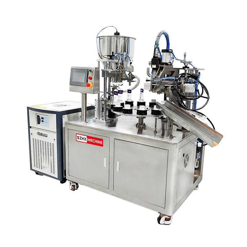 HX-006H Semi-automatic Heat Seal tube filling sealing machine