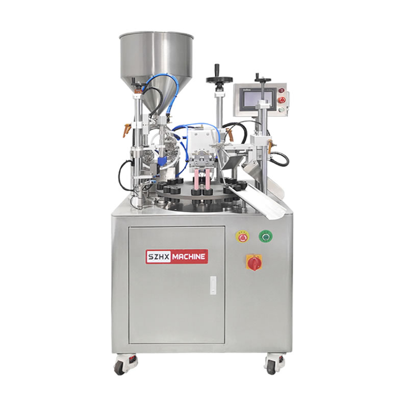 HX-006SS Double tube semi-automatic ultrasonic filling and sealing machine