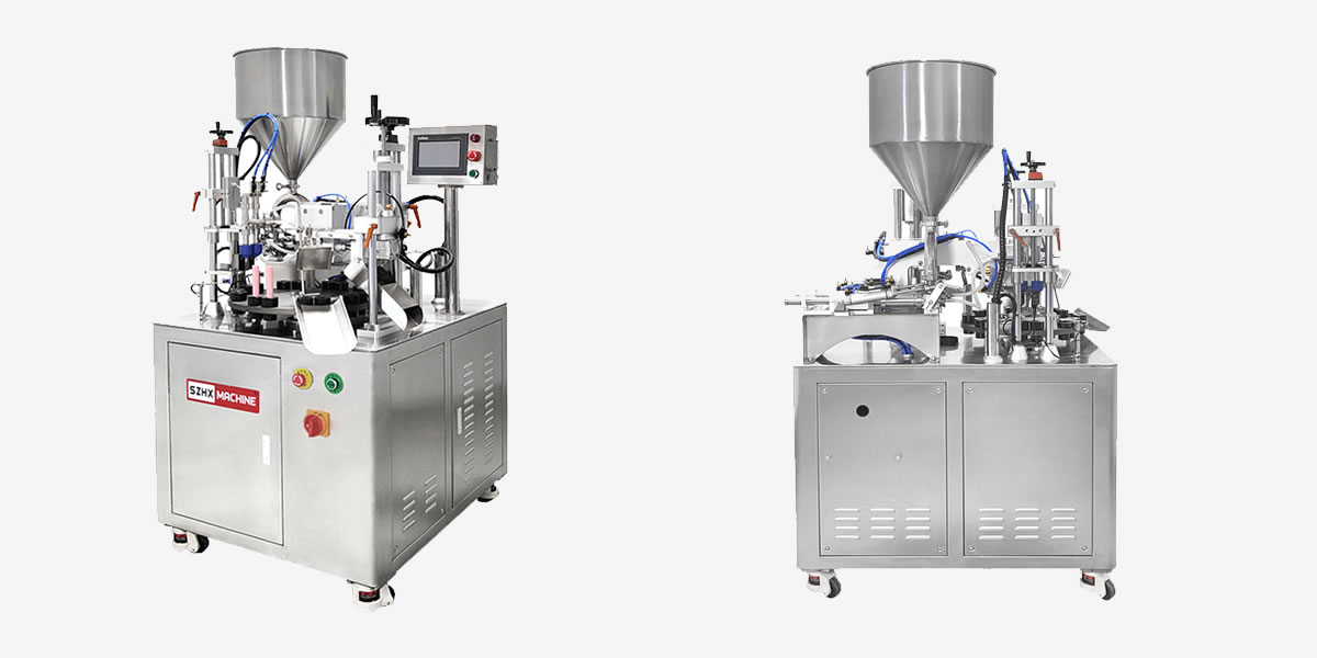 HX-006SS Semi-automatic Ultrasonic Double Tube Filling and Sealing Machine