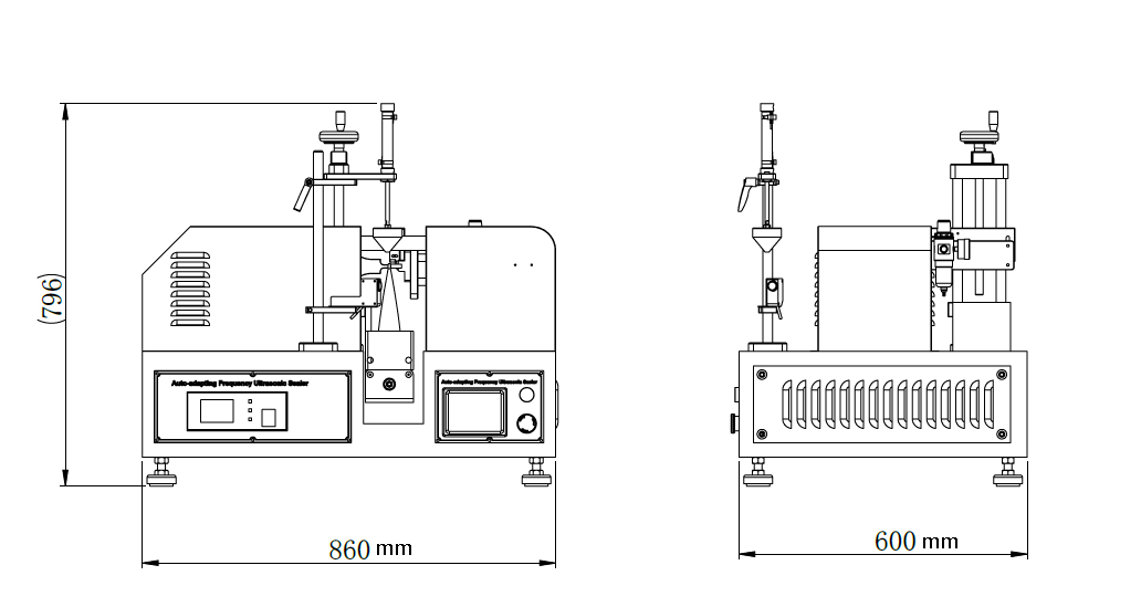 HX-007 Semi-Automatic Ultrasonic Plastic Tube Sealing Machine