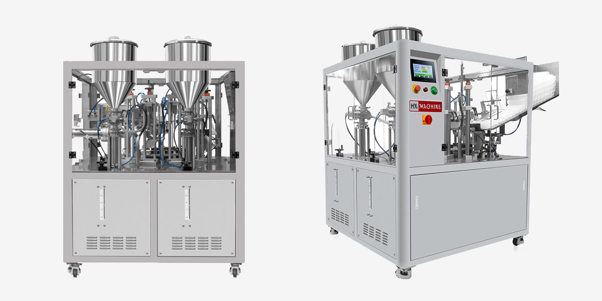 HX-009S Fully Automatic Ultrasonic Dual-Chamber Tube Filling Sealing Machine